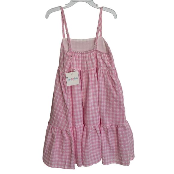 LULU BEBE MOLLIE SPAGHETTI STRAP DRESS‎ - PINK NWT SIZE 7 - Picture 2 of 3